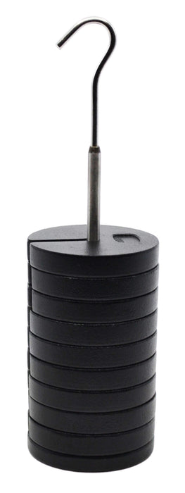 10 Piece Slotted Mass Set, 1000g - Zinc Casted