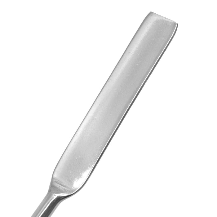 Spatula, 5.9 Inch - Dual Ended, Flat End & Bent End - Stainless Steel