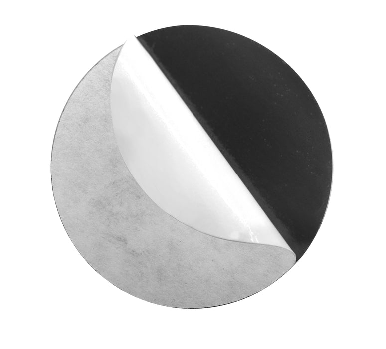 Adhesive Magnetic Circles, 25 Pieces - 2.03" x 0.03" - Premium Quality, Flexible - 4 Mil Acrylic Adhesive, Moisture Stable Liner - Great for Crafts, Projects, Refrigerators and Organization - hBARSCI