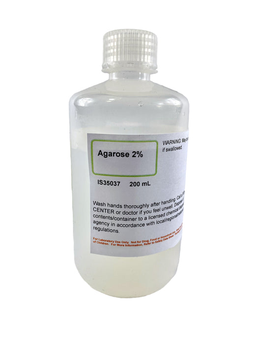 Prepared Agarose 2%, 200mL - Reagent Grade - The Curated Chemical Collection