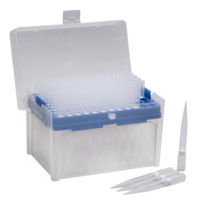 Racked Filtered Micropipette Tips, Sterile, 200-1250uL, Rack of 96