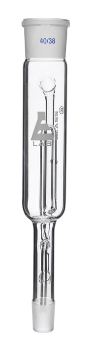 Extractor, 100ml Capacity, Socket Size 40/38, Cone Size 24/29, Spare Part for Soxhlet Extraction Apparatus, Borosilicate Glass