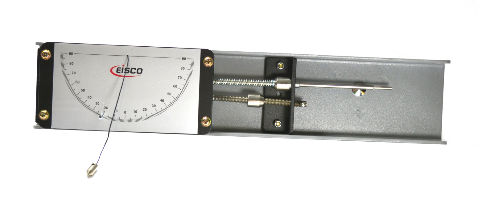 Eisco Labs Spring Loaded Projectile Launcher Kit for the Study of Kinematics - Includes Paper Tape Measure