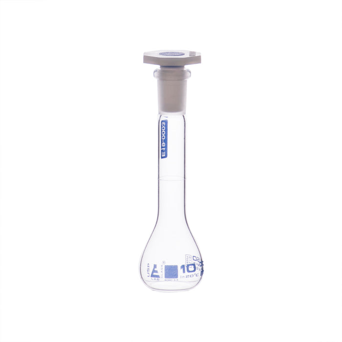 Volumetric Flask, 10ml - Class A, ASTM, ±0.02ml Tolerance