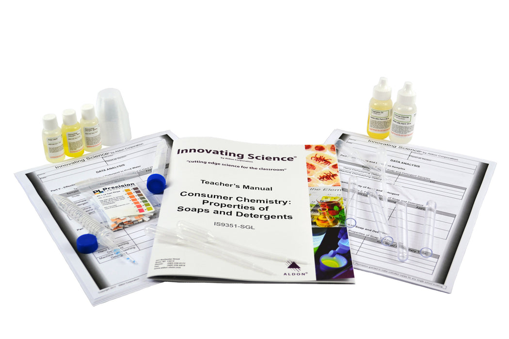 Properties of Soaps & Detergents - Distance Learning Kit - Innovating Science