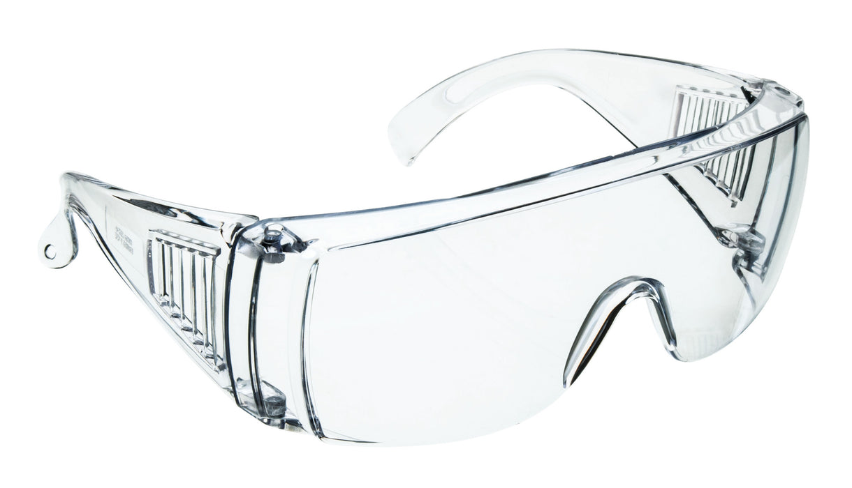 5PK Safety Glasses - Vented - Impact Resistant Polycarbonate Lens