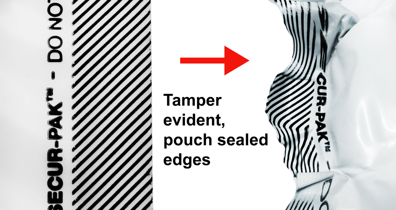 Secur-Pak Deposit Bags - Pack of 100 - Premium, Level 4 Security Tamper Evident, Clear Security Bags - Self Sealing, Transparent 2.5 Mil Plastic - 10" x 14" - SECUR-PAK