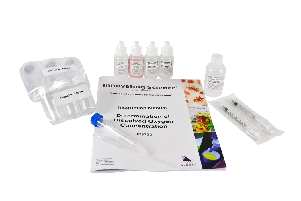 Portable Dissolved Oxygen Concentration Water Testing Kit - Material for 40 Tests