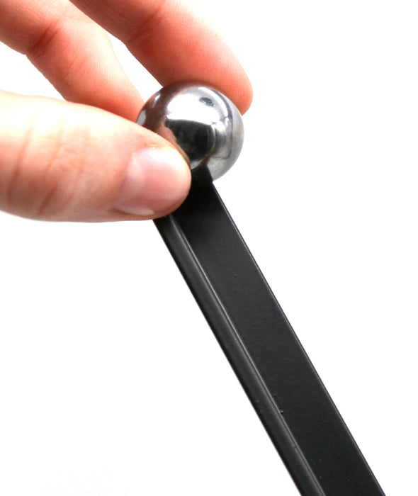 Loop the Loop with 2 Steel Balls, Centripetal Acceleration Demonstration, 24" Long, 22" Tall - Eisco Labs