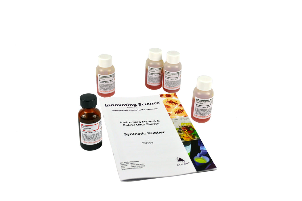 Synthetic Rubber Chemical Demonstration Kit