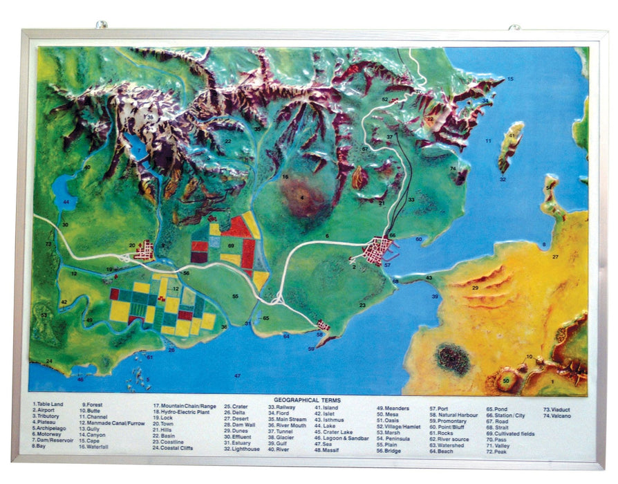 Geographical Terms Model, 39 Inch