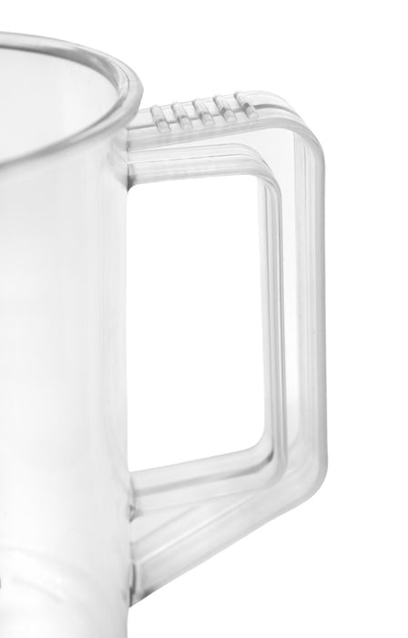 5 Piece Jug Set, Polypropylene - 100ml, 250ml, 600ml, 1000ml & 2000ml - Screen Printed Graduations - With Spout & Handle