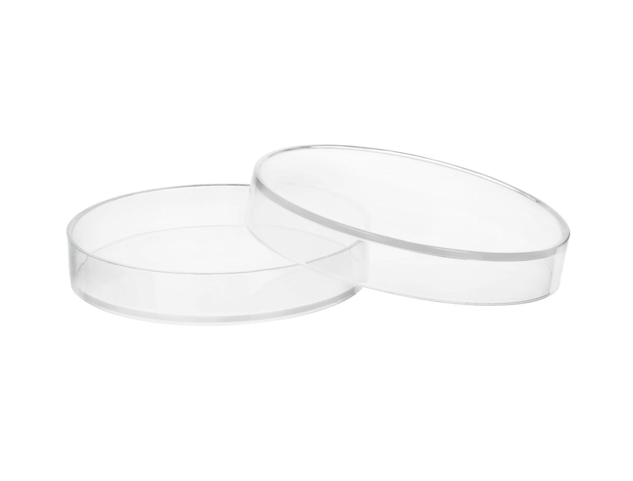 6PK Petri Dishes, 3.75" x 0.5" (95 x 13mm) - With Lid - Polypropylene Plastic