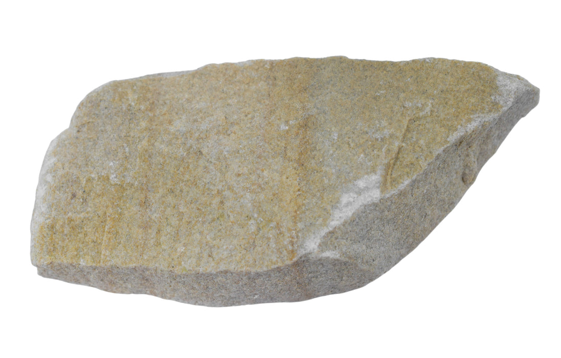 Raw White Sandstone, Sedimentary Rock Specimen - Hand Sample, ± 2.75"