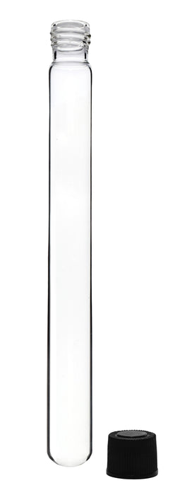 Culture Tube with Screw Cap, 20mL - 16x150mm - Round Bottom - Borosilicate Glass