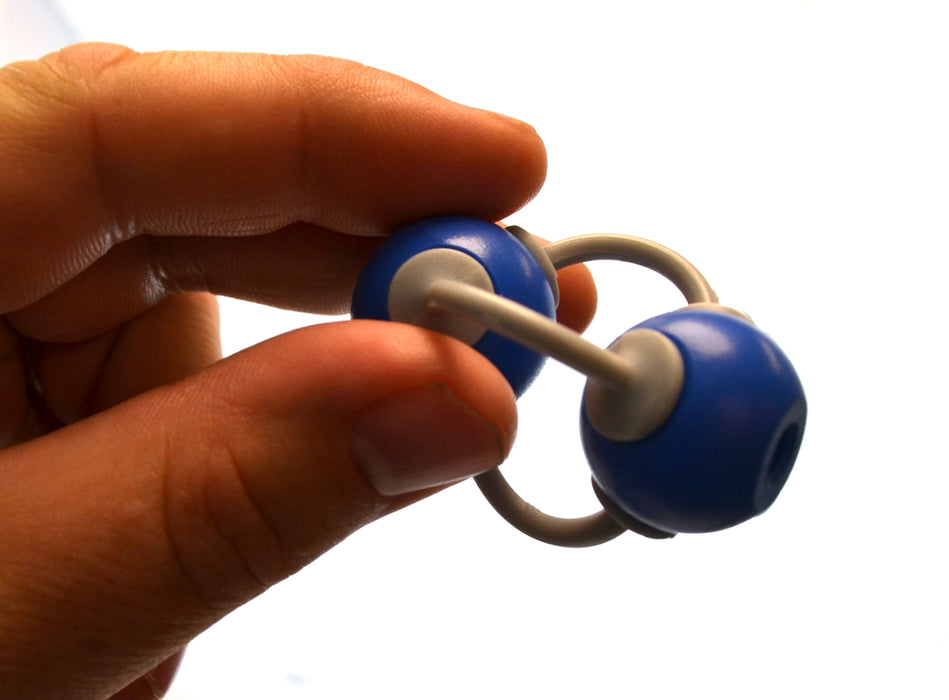 molecule model in hand