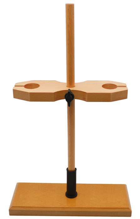 Double Funnel Stand - Holds 2 Funnels - Hardwood