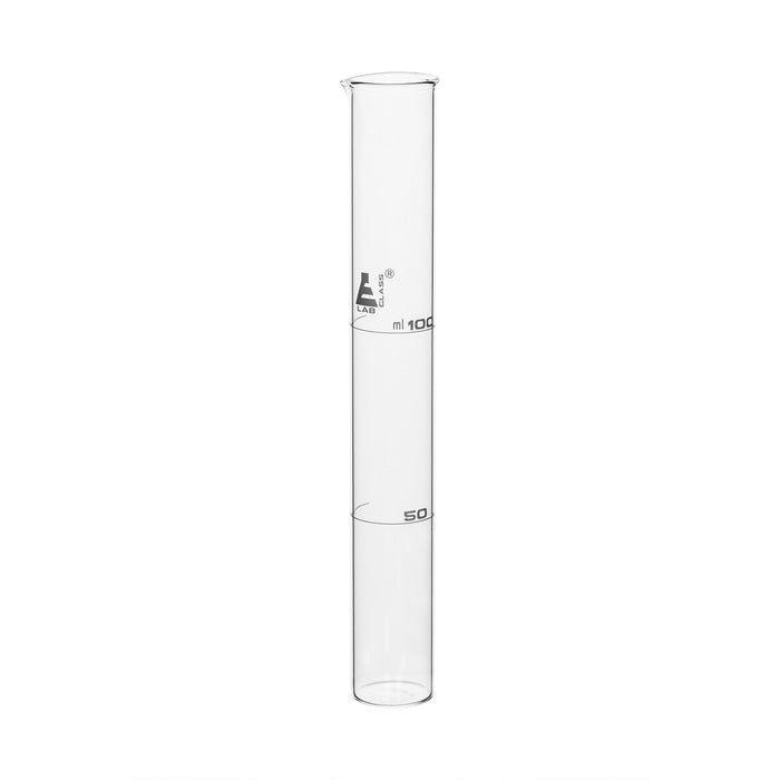 Nessler Cylinder, 100ml - Class A - Rounded Base - Blue Graduations - Borosilicate Glass