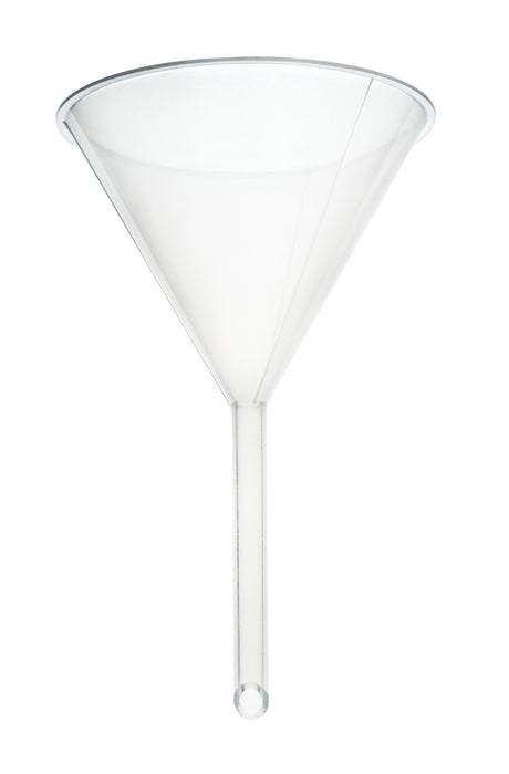 10PK Filter Funnel, 3.6" - Polypropylene Plastic - Chemical Resistant