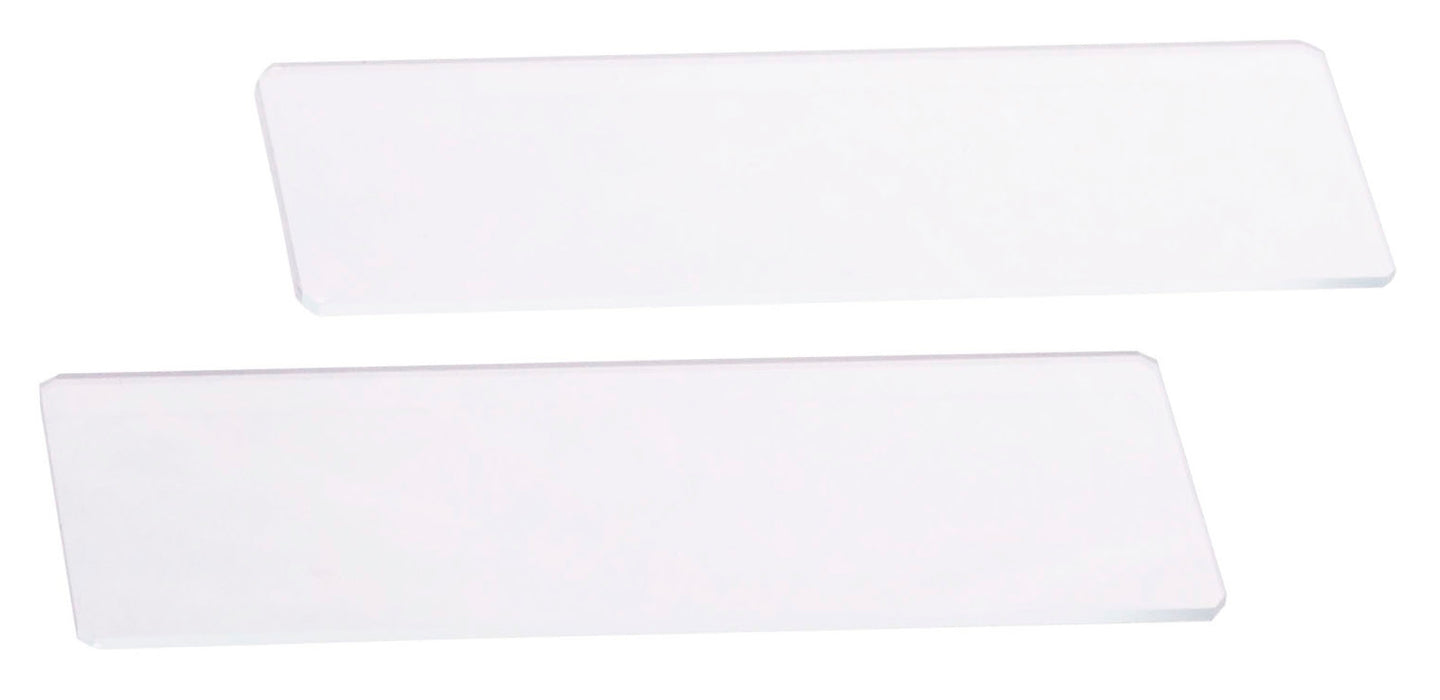 Premium Microscope Slides, 50/PK - Blank - Pre-Cleaned Pure White Glass - 1x3"