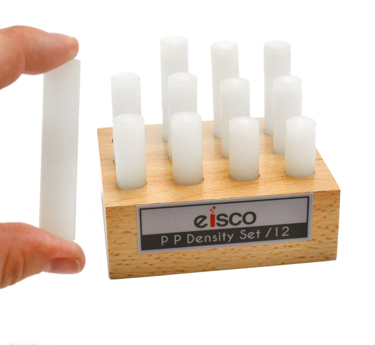 12 Piece Cylindrical Bars Density Set - Polypropylene