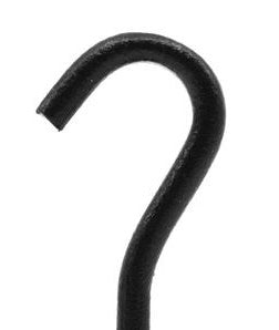 Hooked Iron Weight, 50g - with Bottom Slot - Powder Coated Steel