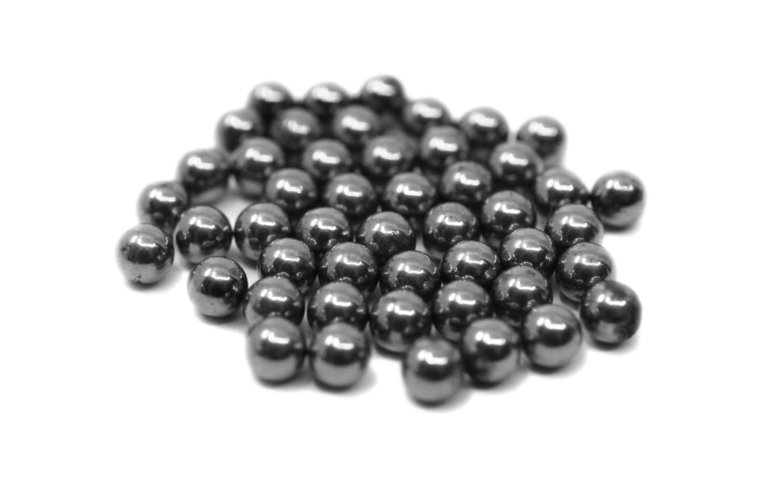 50PK Ball Bearings, 3mm Each - Steel