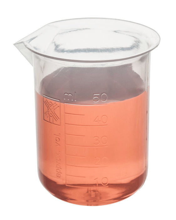 50ml polypropylene beaker filled