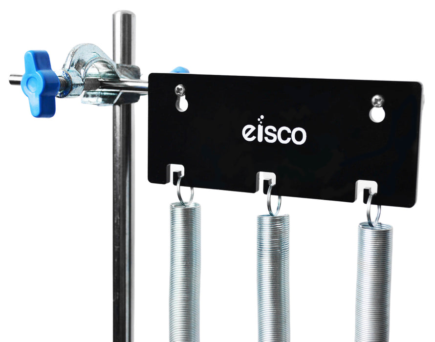 Multi Spring Hooke's Law Apparatus, 35 Inch - Includes Rod, Base & 3 Springs