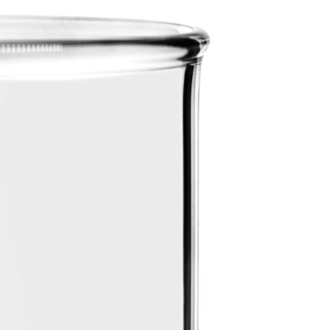 4 Piece Beaker and Flask Shot Glass Set - Borosilicate Glass