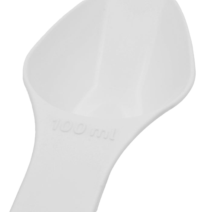 Scoop, 100mL - Flat Bottom - Polypropylene