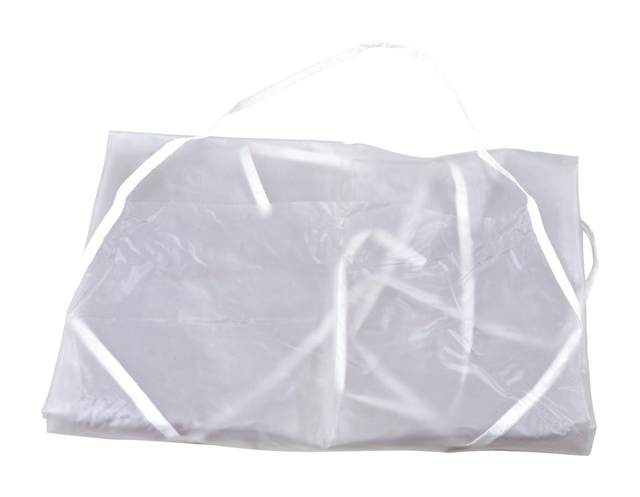 Clear Vinyl Apron, Large - 35"W x 42"L - 6.7 MIL Thick