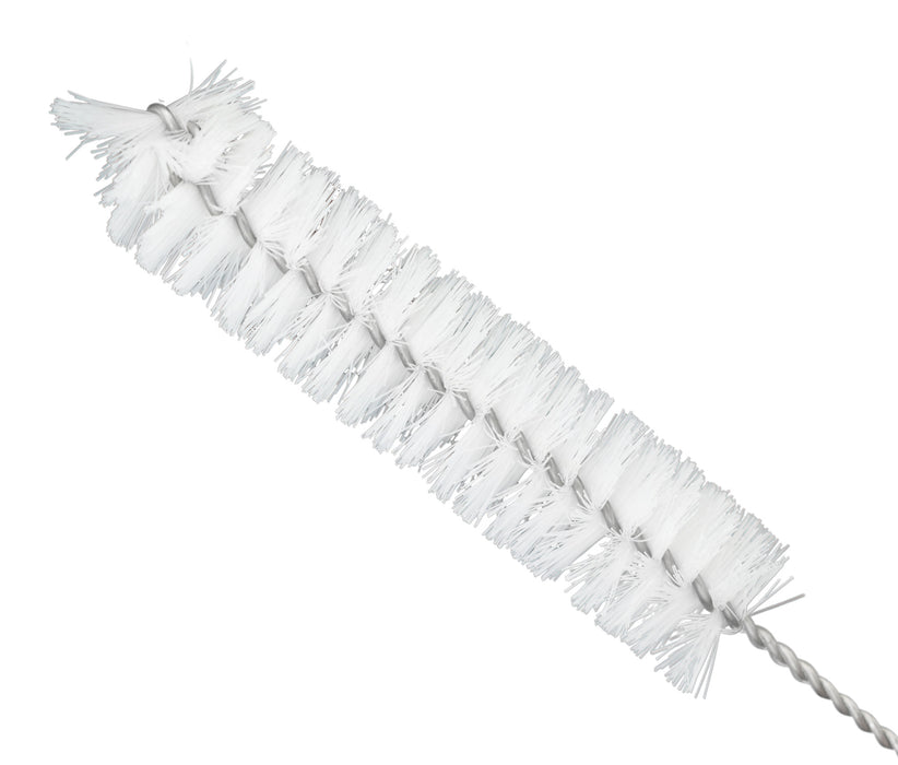 12PK  Bristle Cleaning Brushes, 9" - Fan Shaped Ends - 0.75" Diameter