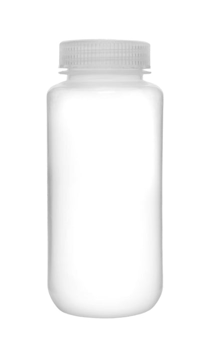 12PK Reagent Bottles, 500ml - Wide Neck with Screw Cap - Polypropylene
