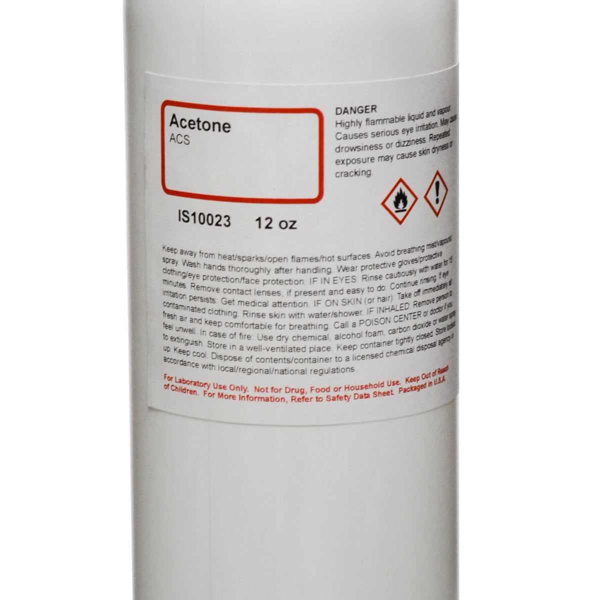 Anhydrous Acetone, 12oz - ACS Grade - 100% Acetone - Pure Acetone - The  Curated Chemical Collection