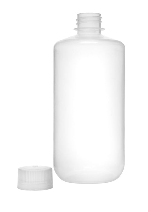 6PK Reagent Bottles, 500ml - Narrow Neck with Screw Cap - Polypropylene