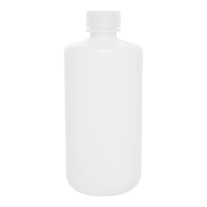 Reagent Bottle, 500mL - Narrow Mouth with Screw Cap - HDPE