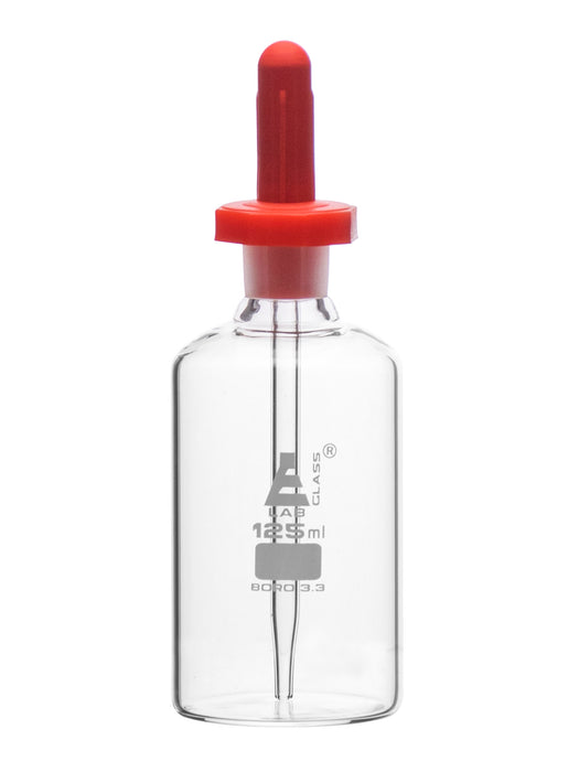 Dropping Bottle, 125mL - Transparent - Borosilicate Glass