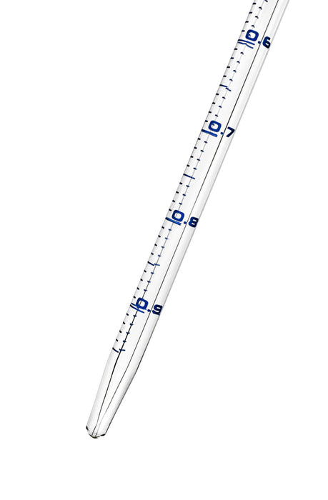 Serological Pipette, 1ml - Class A - Tolerance ±0.007ml - Borosilicate 3.3 Glass