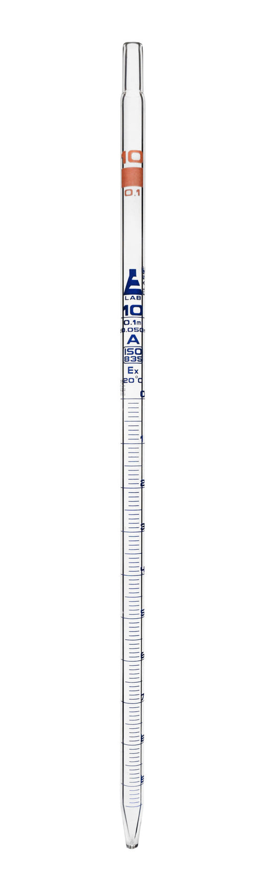 PIPETTE BARRIQUE VERRE 75CM COUDEE