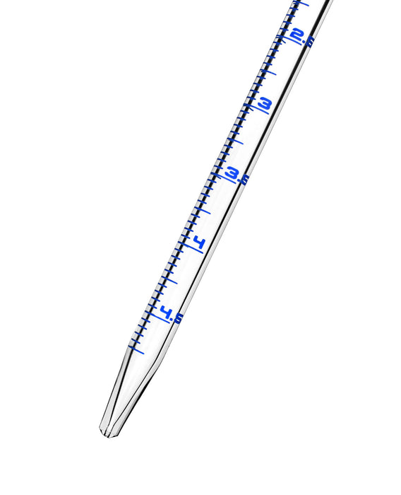 Serological Pipette, 5ml - Class A - Tolerance ±0.030ml  - Borosilicate 3.3 Glass