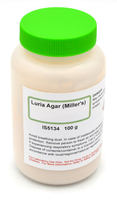 Luria (Miller’s) Agar Powder, 100g – Nutritionally Rich Growth Medium - Innovating Science