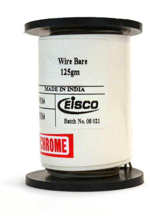 Eisco Labs Nichrome Resistance Wire, 150ft Reel, 22 Gauge SWG - 21 AWG - 0.028" Dia.