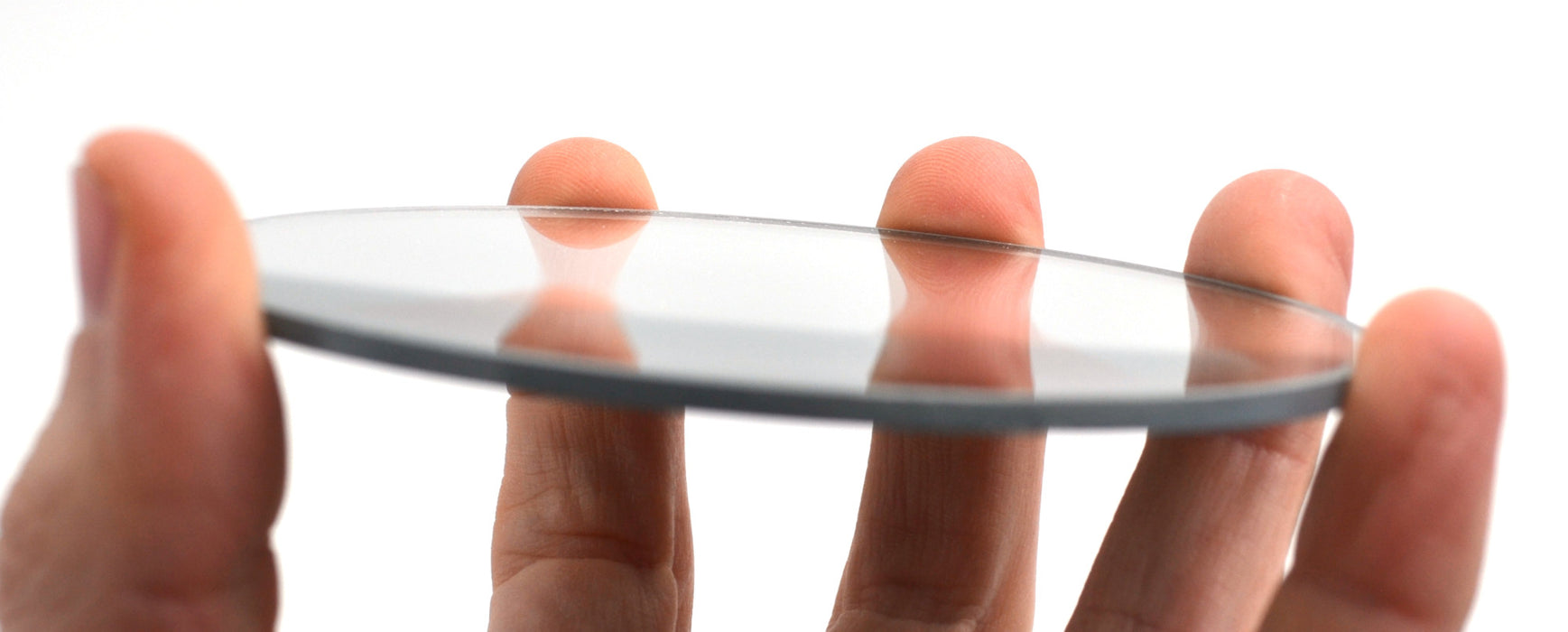 Concave Mirror - 4" dia, 150mm Focal Length - 3mm Thick - Glass