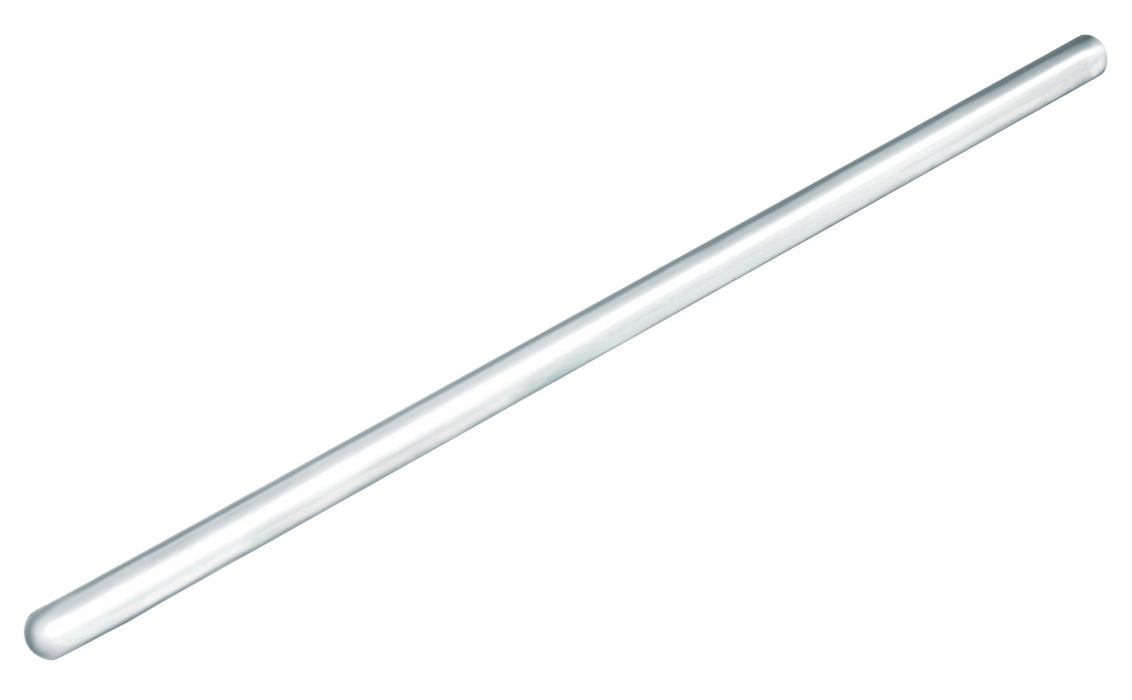 10PK Glass Stirring Rods, 7.9" - Rounded Ends, 6mm Diameter