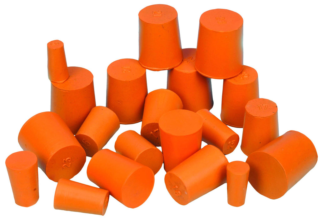 Stopper Rubber, Solid, bottom 27mm, top 31mm, length 32mm, pk of 10