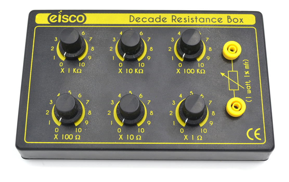 6-Decade Resistance Box - Variable from 0-1,111,110 Ohms