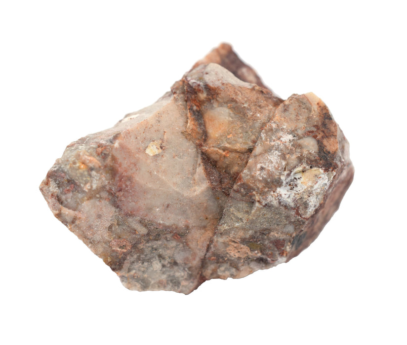 6 Pack - Raw Breccia, Sedimentary Rock Specimens, ± 1" Each