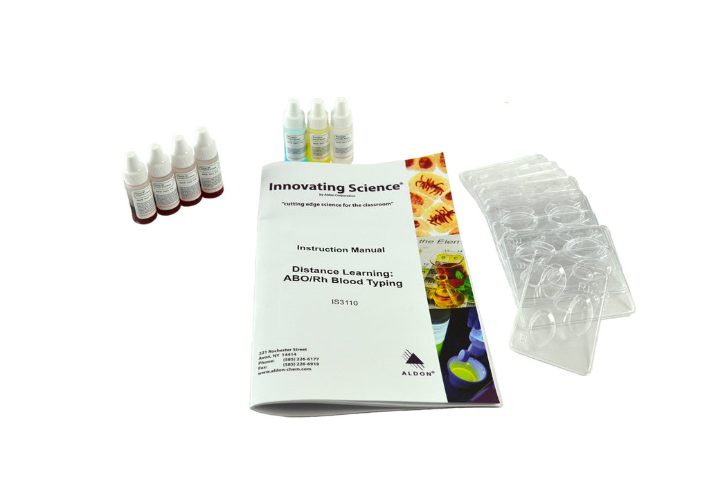 ABO/Rh Blood Typing - Distance Learning Kit