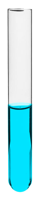 24PK Test Tubes, 25mL, 18x150mm - Rimless - Light Wall, 1.2mm Thick - Borosilicate 3.3 Glass